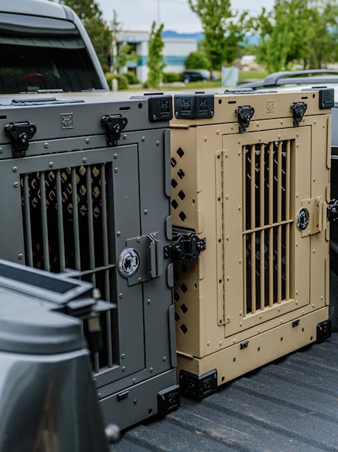 Cage Transport Chien Pliable XXL Voiture + Housse | Foldable Dog Crate